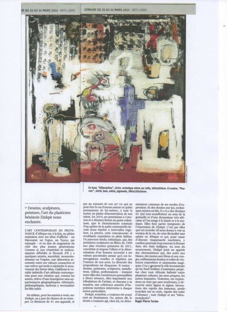 Arts Libre Mars . 2011 . Zinkpè – Page 3